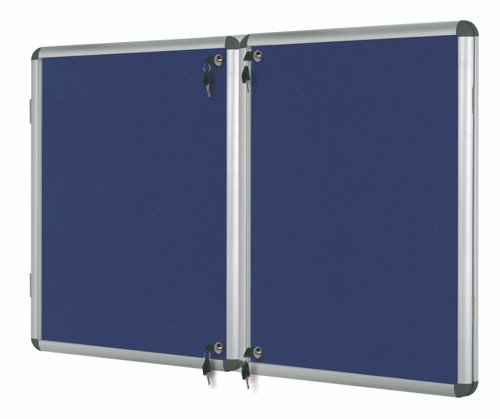 Bi-Office Enclore Fire Retardant Blue Lockable Door Top Hinged 32xA4 ST770101150