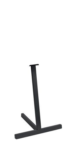 Bi-Office Letterboard Stand; 100.5x60.5x60cm; Black Steel