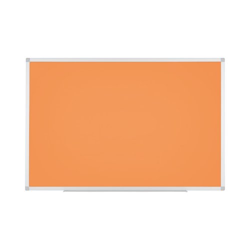 Ayda Magnetic Tangerine Board - 900 x 600mm - Lacquered Steel Surface - Aluminium Frame