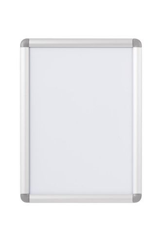 Bi-Office Wall Mounted Curled Snap Display; Aluminium Frame With Plastic Corners; A3