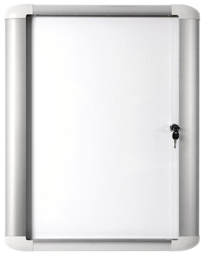 Bi-Office Mastervision Outdoor Lockable Board; Magnetic Lacquered Steel Surface; Aluminium Frame; 67x93.1cm (9xA4)