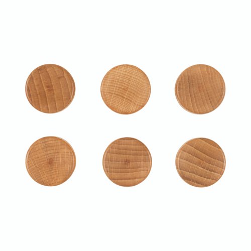 Archyi Wooden Magnets 30mm Pk 6