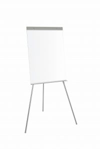 Bi-Office Frameless Classic Tripod Flipchart Easel Non Magnetic 600x850mm
