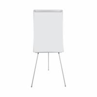 Bi-Office Earth-it Tripod Flipchart Easel Non Magnetic 700x1000mm Grey - EA4676995