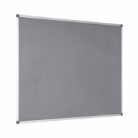 Bi-Office Earth Executive Felt Notice Board Oak Gry 120x90cm FA0542170
