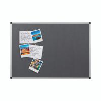 Bi-Office Earth Executive Felt Notice Board Oak Gry 120x90cm FA0542170