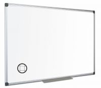 Bi-Office Maya Gridded Double Sided Non Magnetic Whiteboard Melamine Aluminium Frame 1500x1200mm - MA1221170