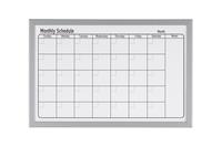 Bi-Office Magnetic Monthly Planner Whiteboard Grey Frame 60x40cm MM03062839