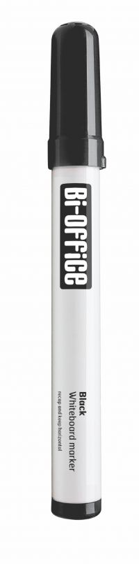 Bi-Office Dryerase Whiteboard Marker Bullet Tip Black (Pack 10) - PE0807