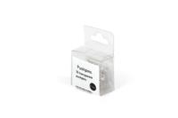 Bi-Office Push Pins Clear/Transparent (Pack of 25) PI0522