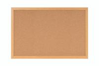 Bi-Office Earth-It Cork Noticeboard Oak Wood Frame 900x600mm - SF132001233