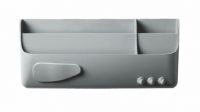Bi-Office Magnetic Whiteboard Smart Accessory Box Grey - SM010102