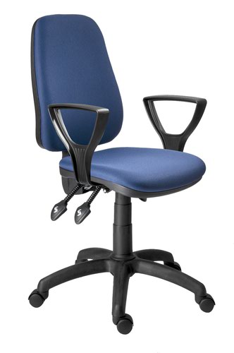 Operative chair with 3 lever asynchro mechanism, seat and back can be regulated separately with 2 different levers.  - 1140-BN23