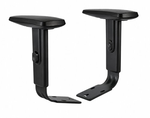 T Shaped Height Adjustable Arms, Black