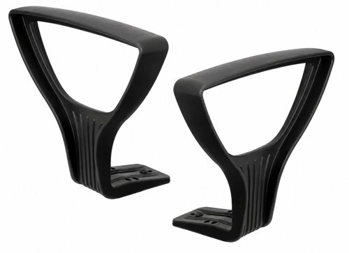 Fixed Closed Armrests in black