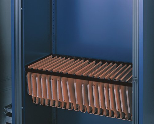 Lateral filing rail (single pack) (A4) adjustable lateral file ( range 190 - 300mm) Black