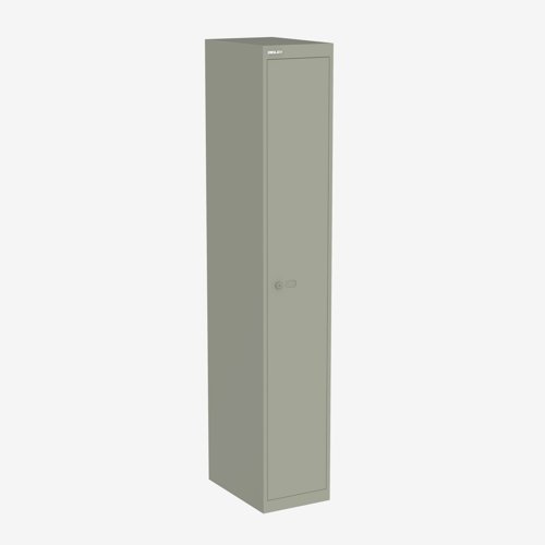 Bisley Locker with 1 door 1802mmHx457mmDx305mmW - Goose grey 