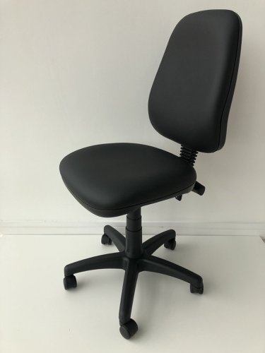 Mistral high back height adjustable office chair 2 Lever in black fabric - MISTRALZCE001