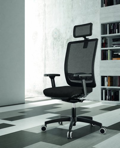 Namaste High Mesh back executive task chair with Synchronized tilting mechanism