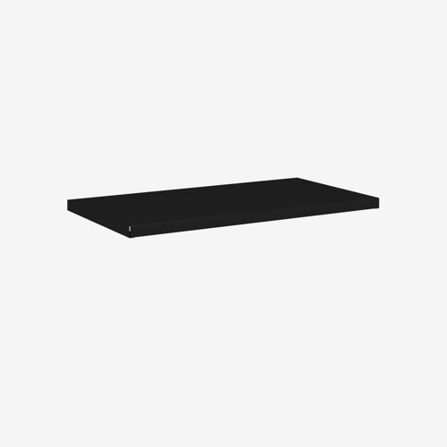 Dual Purpose Shelf for 800mm Essential Cupboard Black finish only