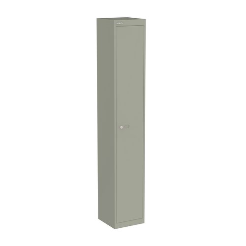 Bisley lockers with 1 door 305mm deep - grey