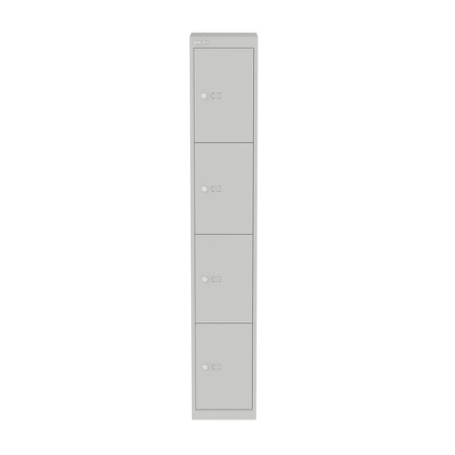 Bisley CLK Locker Light Grey 4 Door