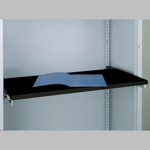 Bisley Roll Out Reference Shelf Black Cupboard Accessories SC7389