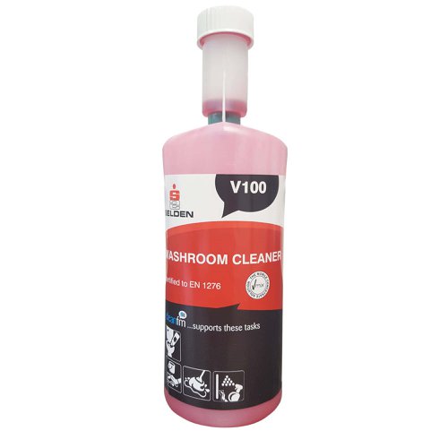 SELDEN (V100) V-MIX DAILY WASHROOM CLEANER 1L - EACH