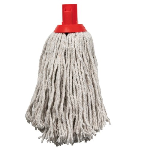 An economical, 12oz mop head of thick, absorbent cotton yarn, which is ideal for everyday use. Colour coded for ease of use and sold in a pack of 10.