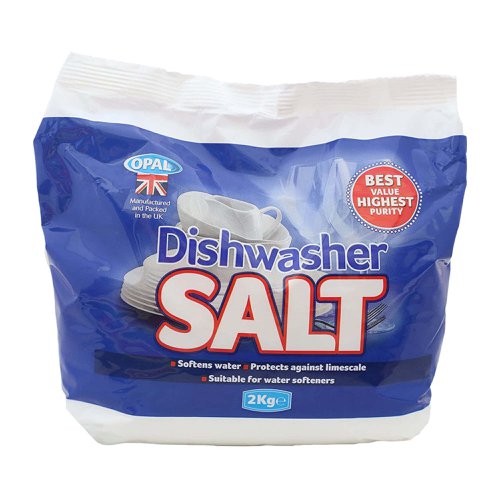 This dishwasher salts provides increased dishwasher protection and works to avoid the build up of limescale and watermarks in dishwashers and on dishes.