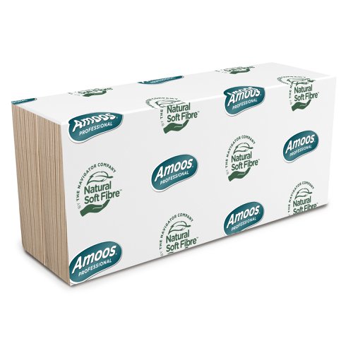 Purely Kind Unbleached Hand Towels V Fold 2ply Case of 4000