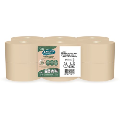 Purely Kind Unbleached Toilet Roll Mini Jumbo 2ply 120m 62mm