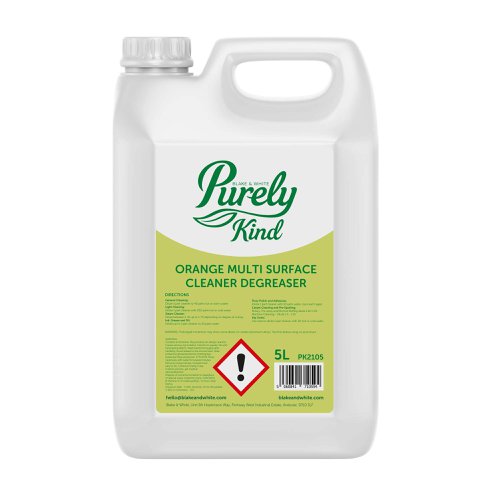 Purely Kind Orange Multi Surface Cleaner Degreaser 5L Concentrate