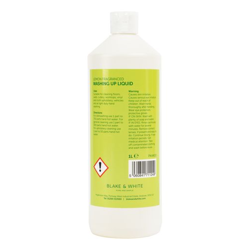 This lemon scented detergent is a high concentrated, biodegradable, phosphate free product that will leave your glassware and crockery streak free and sparkling clean. Manufactured in accordance with ISO14001, this product goes further and faster than standard detergents whilst doing it in the greenest possible way.
