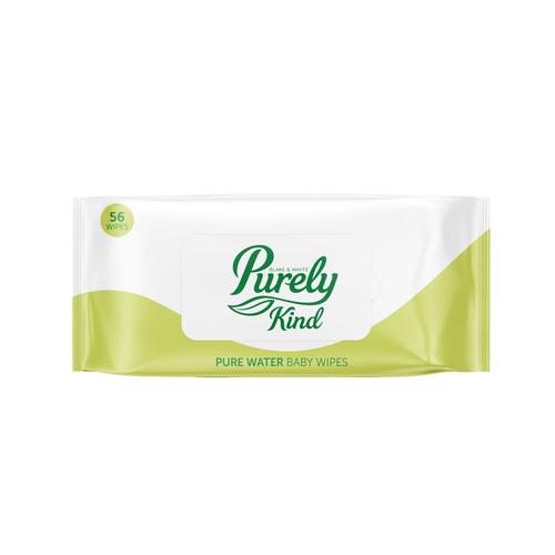 Purely Kind Baby Wipes Pure Water x 56