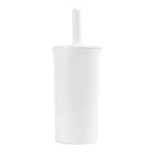 Purely Smile Toilet Brush Fully Enclosed Set White