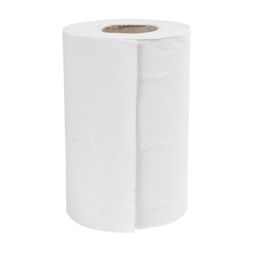 Purely Smile Mini Centrefeed Rolls 1ply 120m White Pack of 12