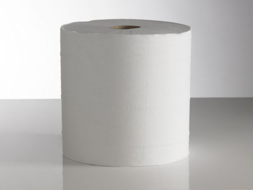 This white 2ply roll is made from 100% recycled paper and offers a versatile solution in many environments.