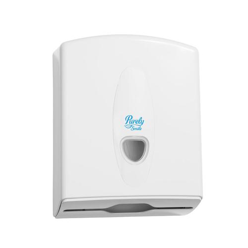 Purely Smile Hand Towel Dispenser White PS1700