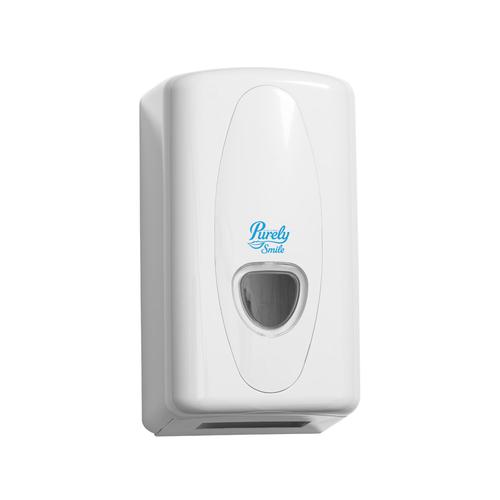 Purely Smile Bulk Pack Toilet Tissue Dispenser White PS1707