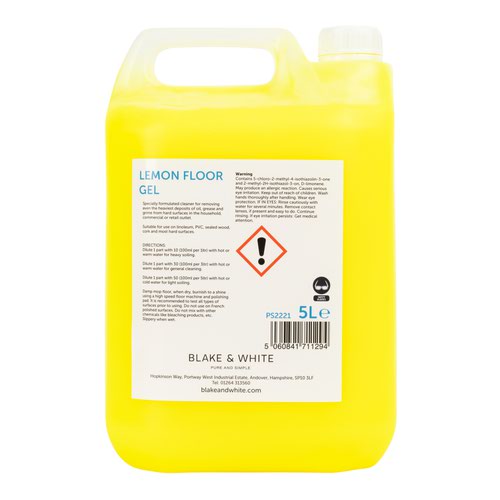 Specially formulated cleaner for removing even the heaviest deposits of oil, grease and grime from hard surfaces in the household, commercial or retail outlet. Suitable for use on linoleum, PVC, sealed wood, cork and most hard surfaces.
