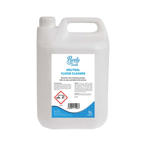 Purely Smile Neutral Floor Cleaner Clear 5 Litre PS2225
