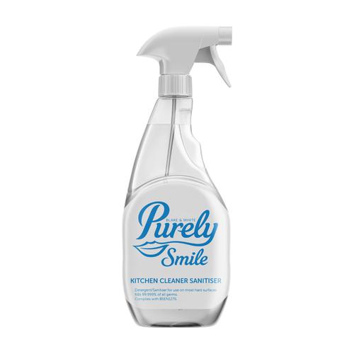 Purely Smile Kitchen Cleaner Sanitiser 750ml Trigger