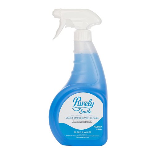 Purely Smile Glass and Stainless Steel Cleaner 750ml Trigger PS2400
