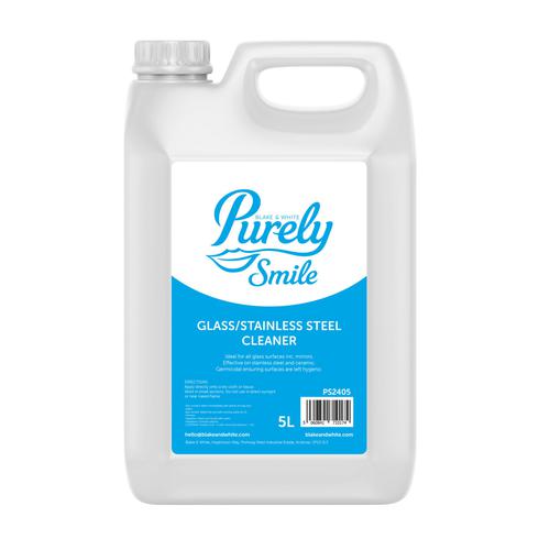 Purely Smile Glass & Stainless Steel Cleaner 5L