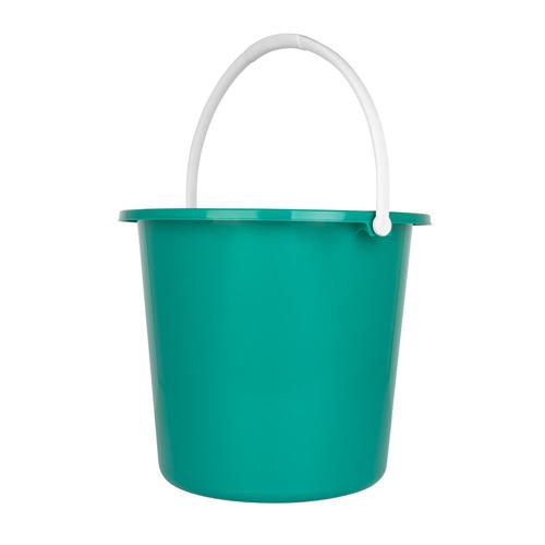 Purely Smile Round Plastic Bucket 9L Green