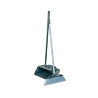 Lobby Dustpan Plastic + Brush