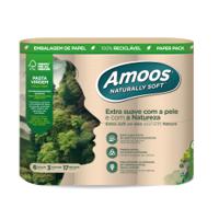 Purely Kind Unbleached 3 Ply Toilet Roll Pack 6 Paper Pack