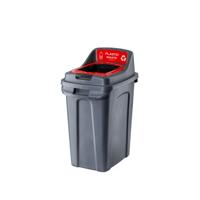 Purely Kind 50L Red Bin Open
