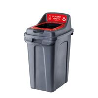 Purely Kind 70L Red Bin Open